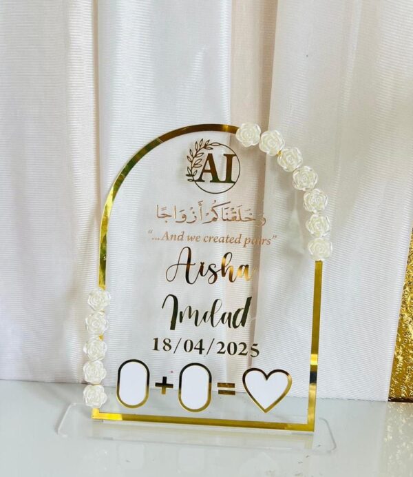 Nikkah Thumb Board