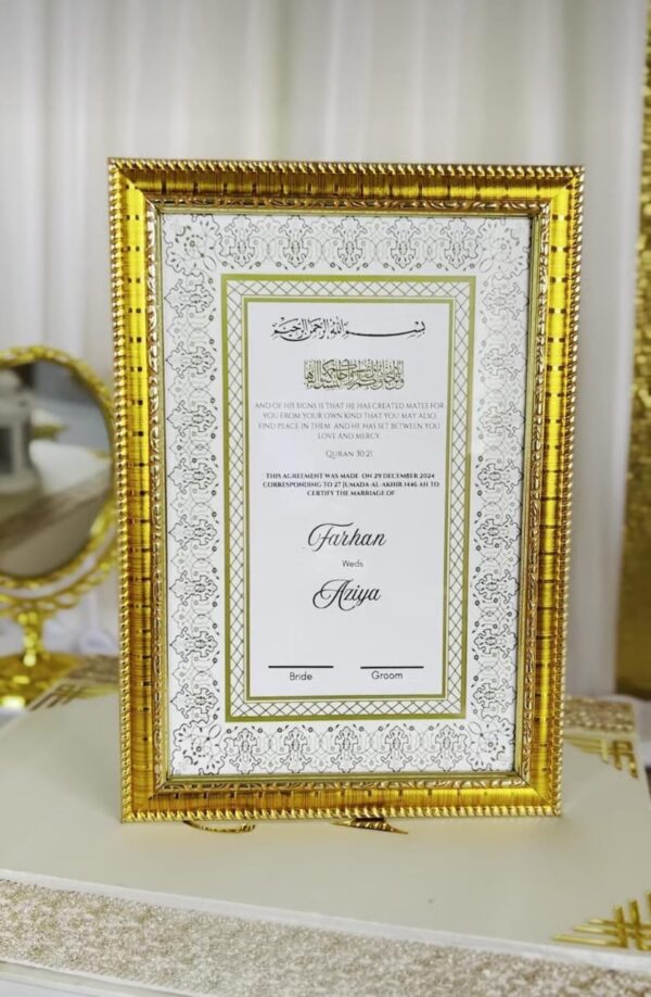 Nikkah Frame